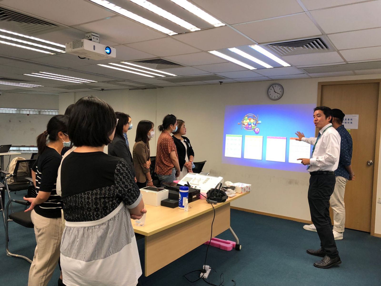 Hong Kong Academy of Nursing visit SentinelGuard Solutions
  - Demostration